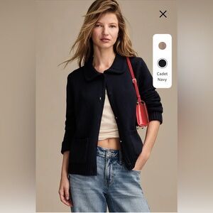 Lucky Brand High Quality NWT 100% Cotton Blue Cardigan Woman XXL